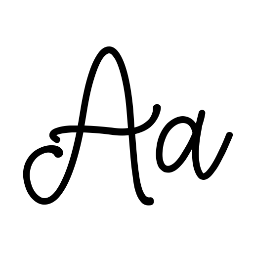 Samink Font preview