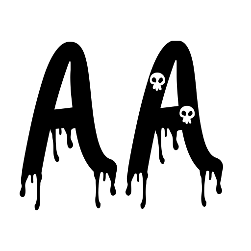 Scary Blood Font preview
