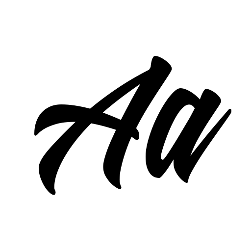 Shanders Font preview