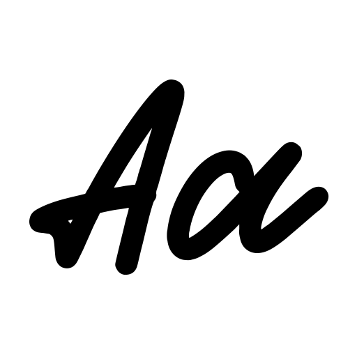 Short Message Font preview
