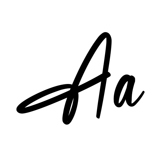Signature Creative Font icon