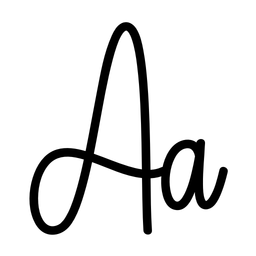 Signature Font icon
