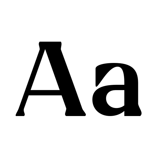 Silk Display Font icon