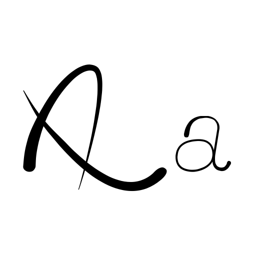 Single Font preview