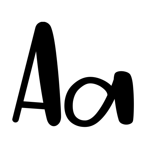 Stitching of Children Font preview