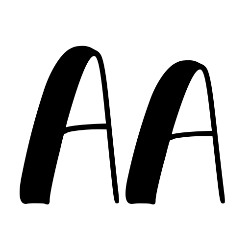 Sunday Display Font icon