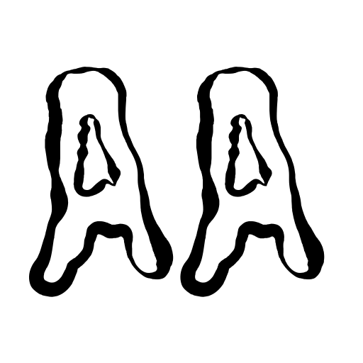 The Flesh Font preview