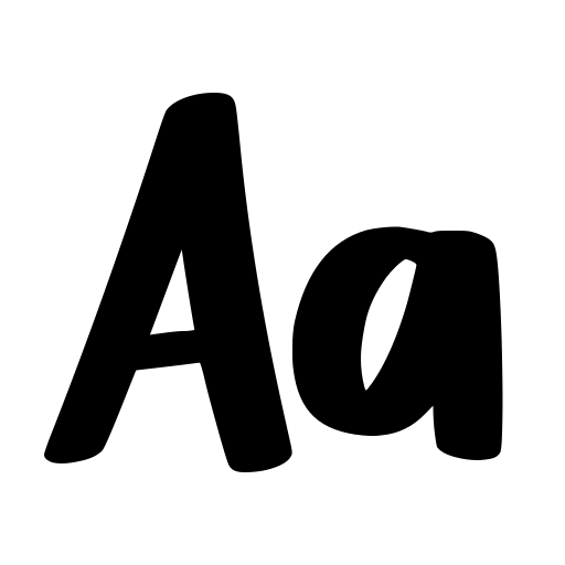 The Show Font icon