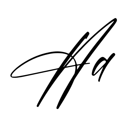 Thunderbold Signature Font icon