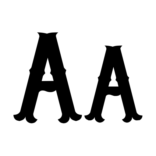 Whisholder Vintage Font icon