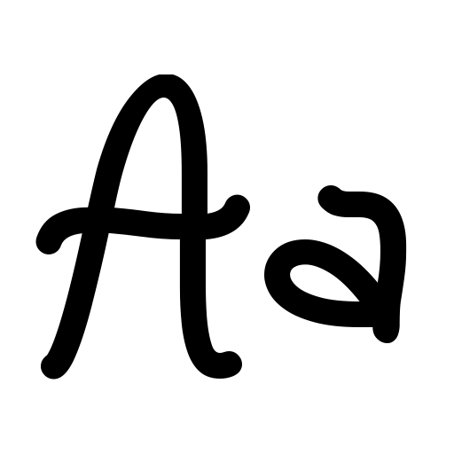 Yellow Easter Font icon