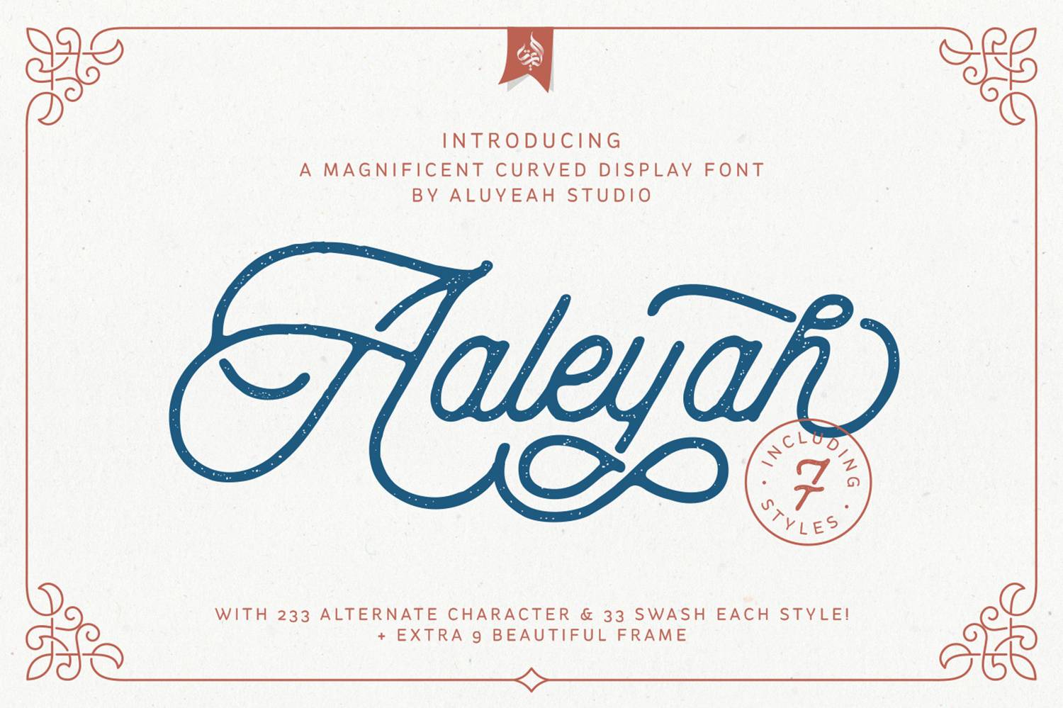Aaleyah Font sample