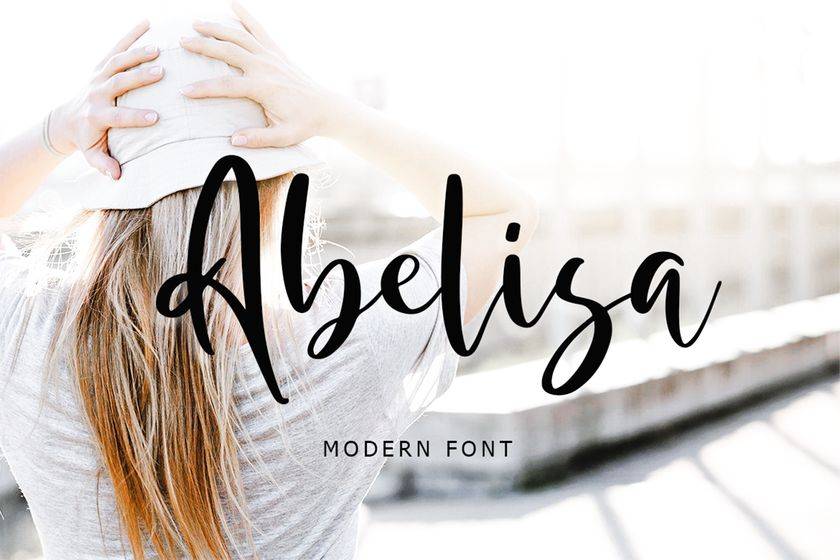 Abelisa Font sample