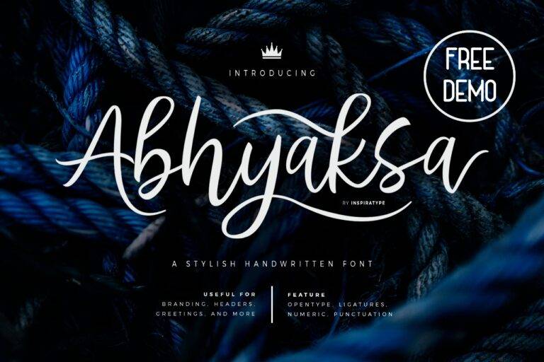 Abhyaksa Font sample