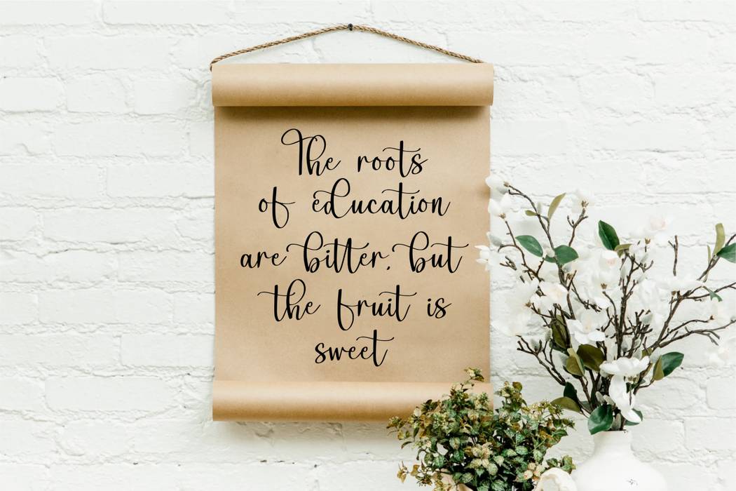 Abigailside Font sample
