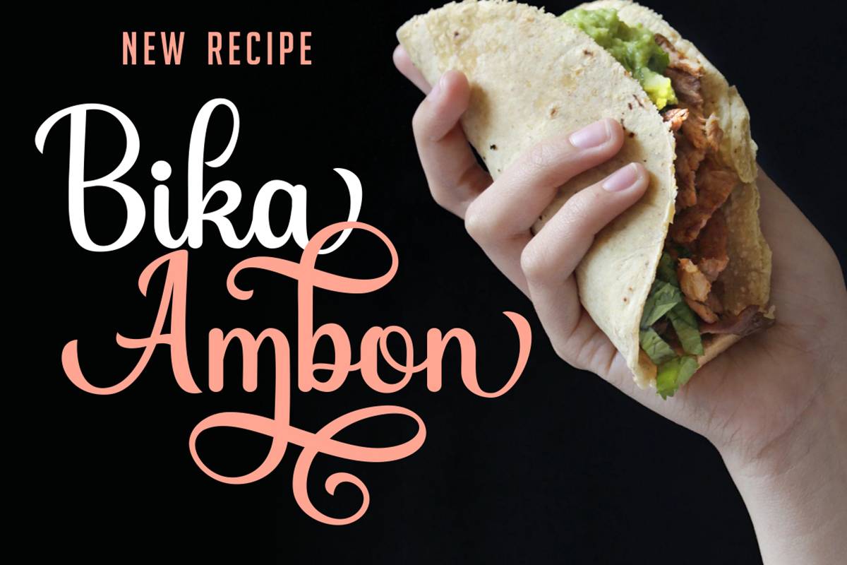 Abigile Font sample