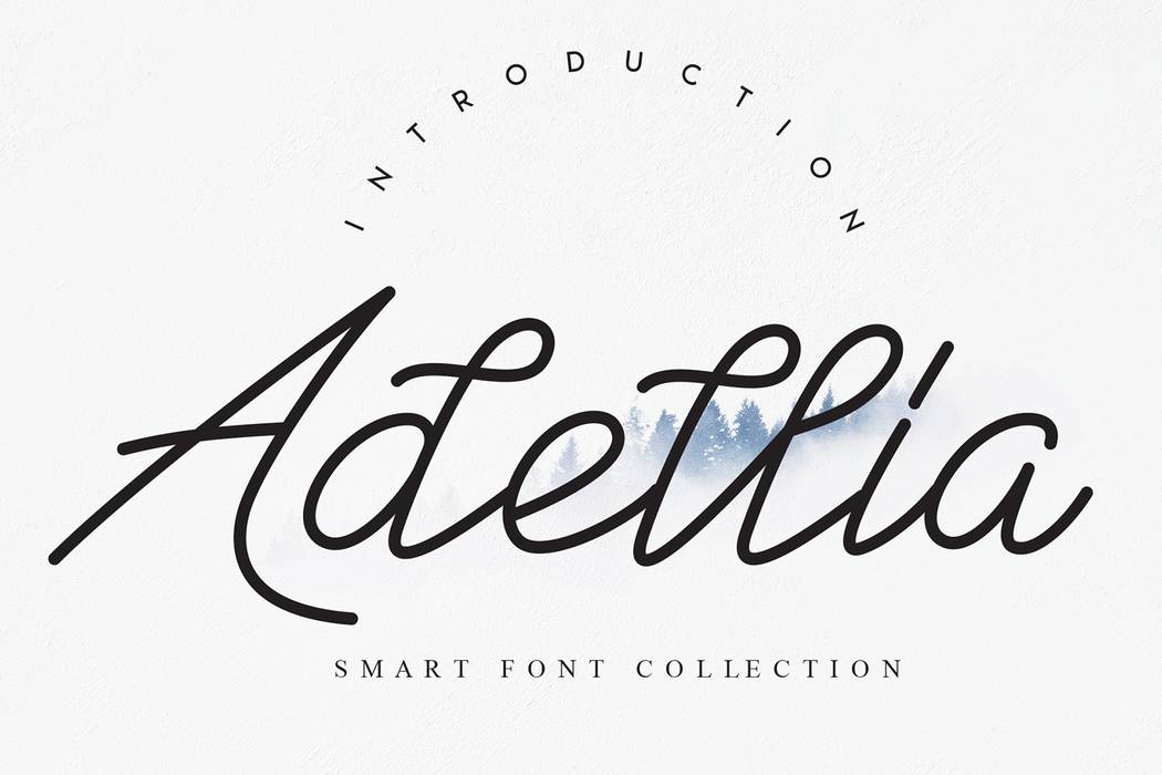 Adellia Font sample