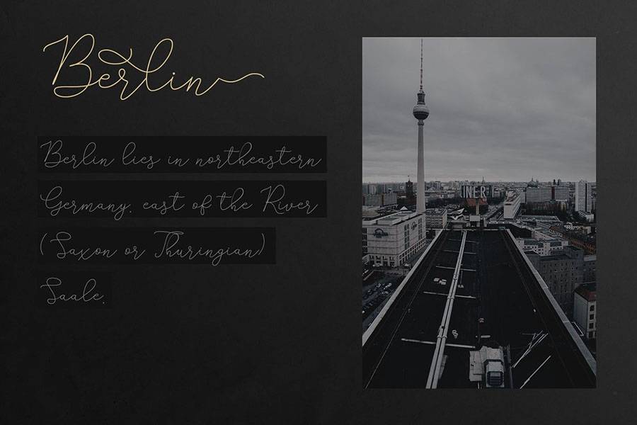 Adelya Handlettering Script Font sample