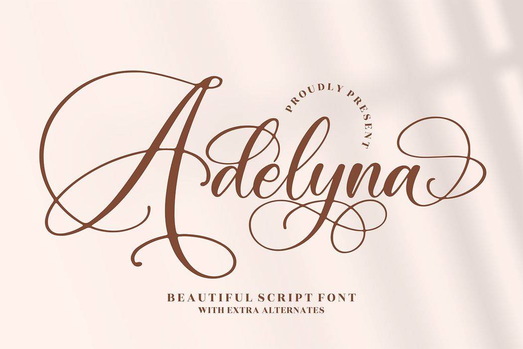 Adelyna Font sample