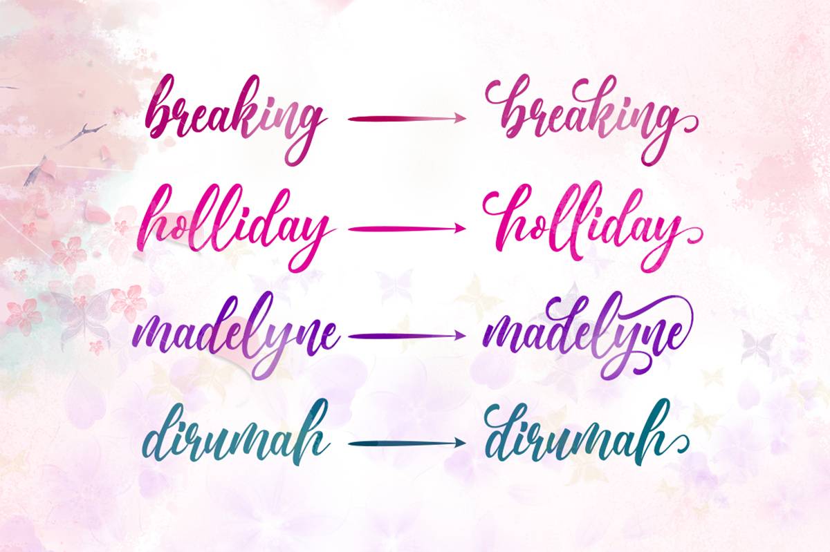 Adelyne Font sample