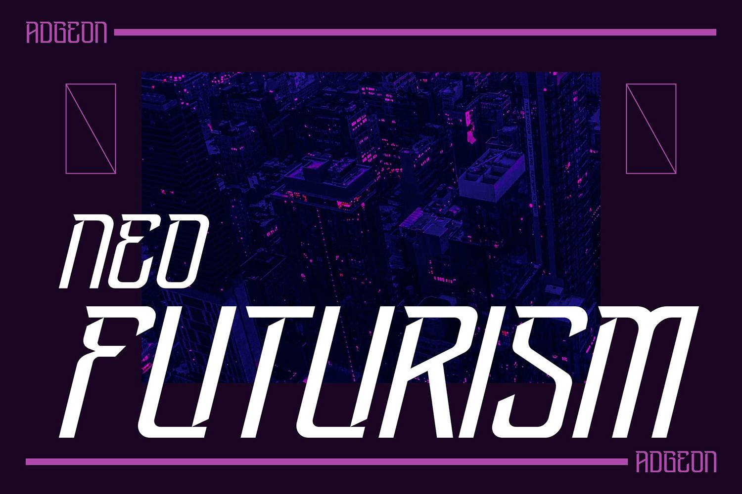 Adgeon Font sample