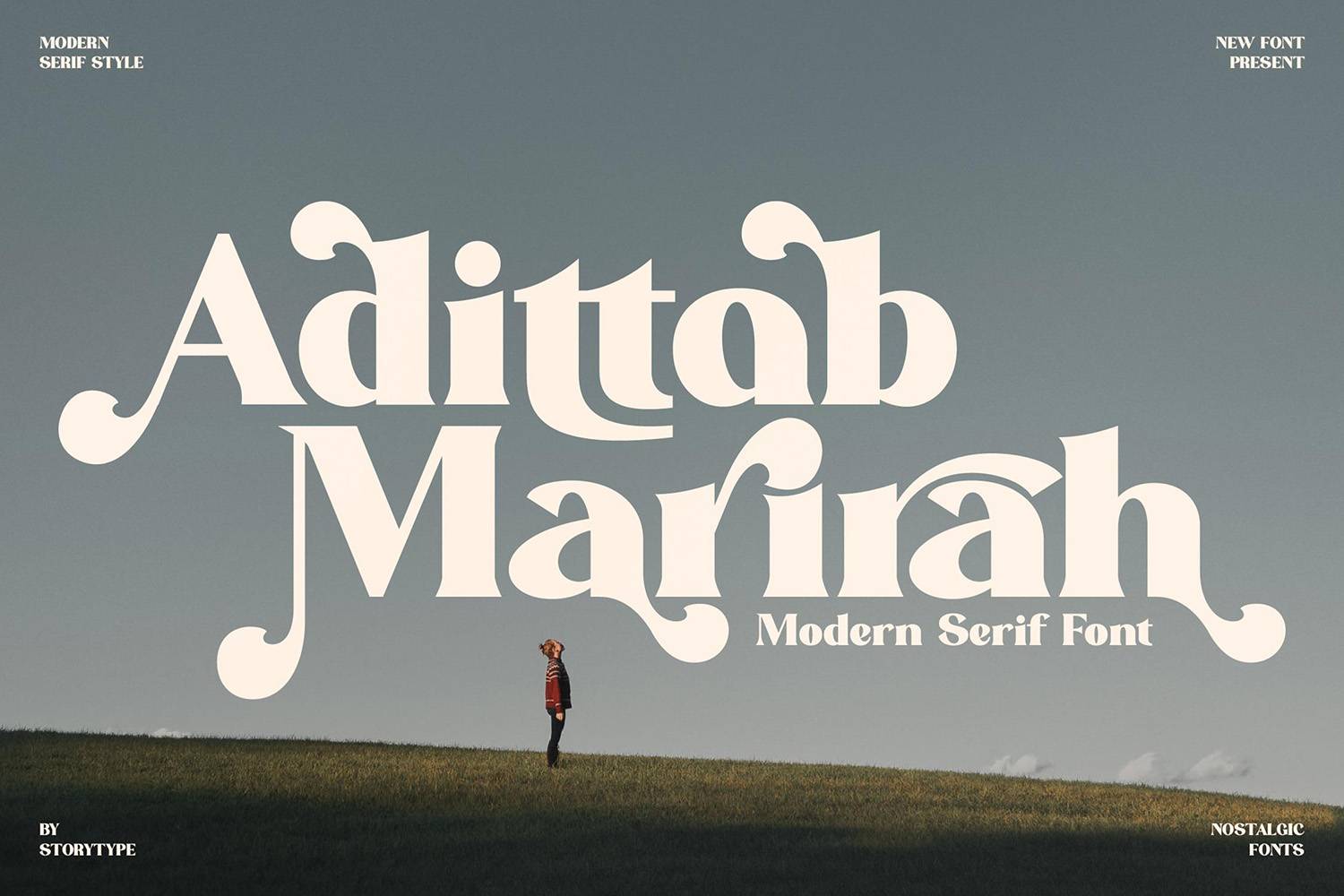 Adittab Marirah Font sample