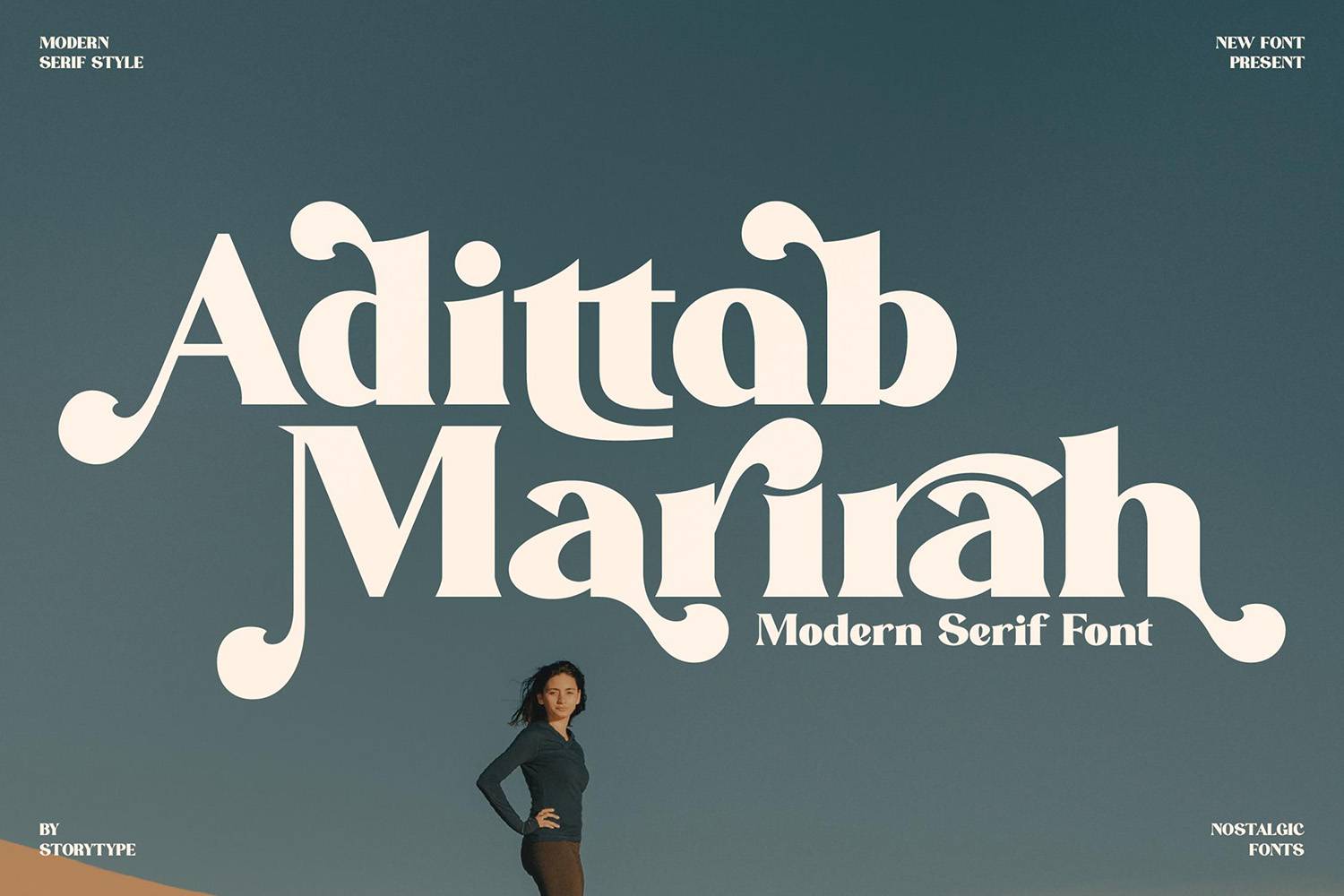 Adittab Marirah Font sample