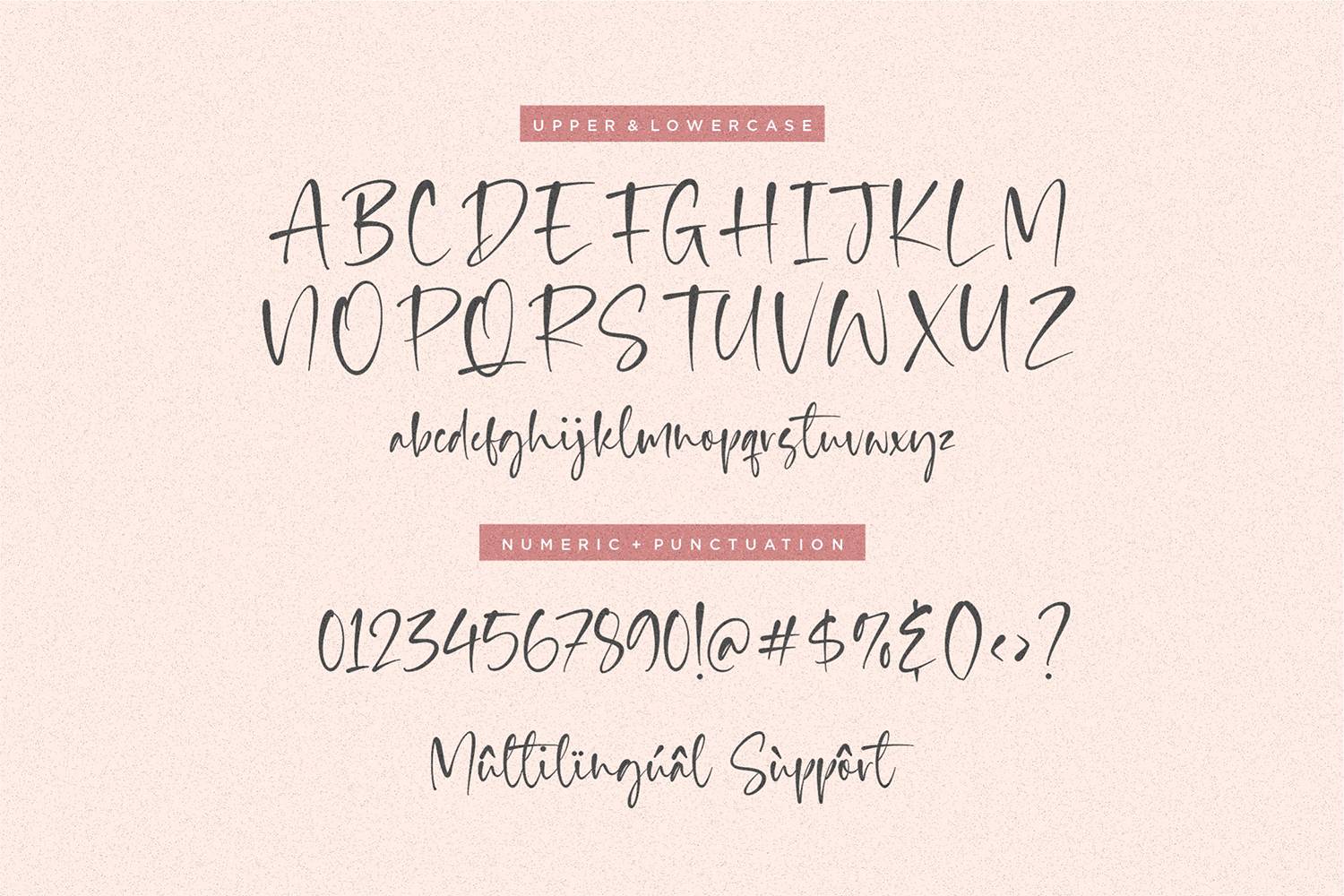 Admirable Font sample