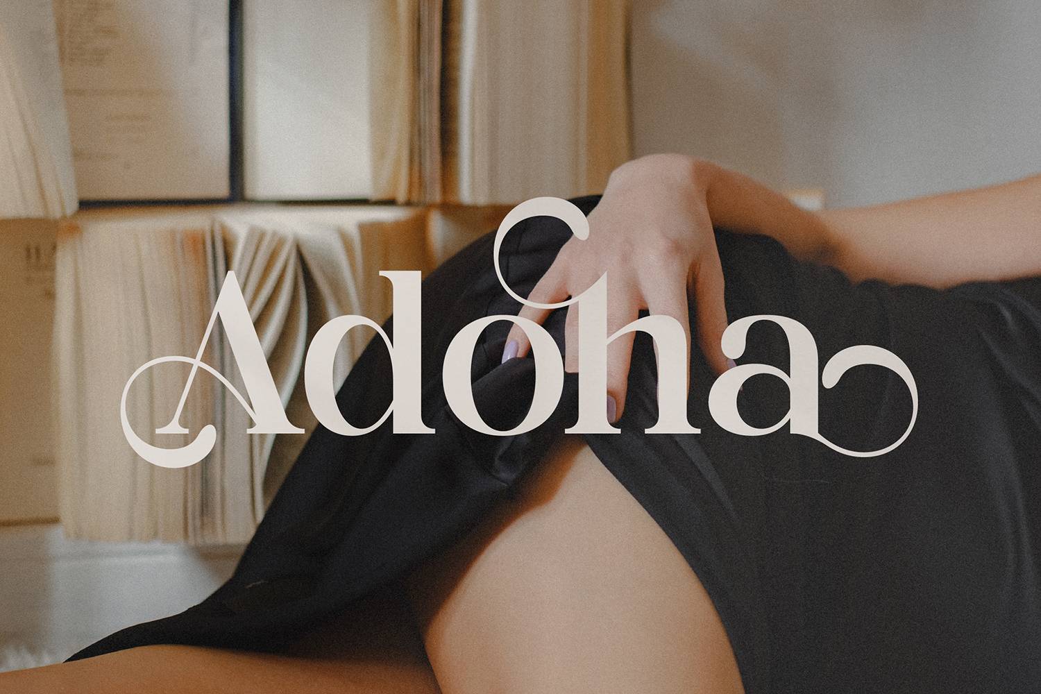 Adoha Font sample