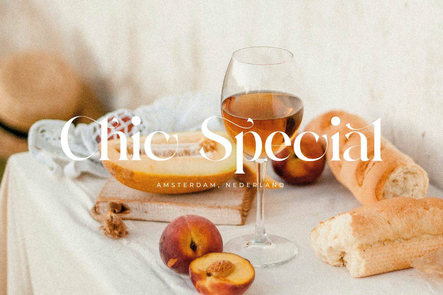 Adorage Font sample