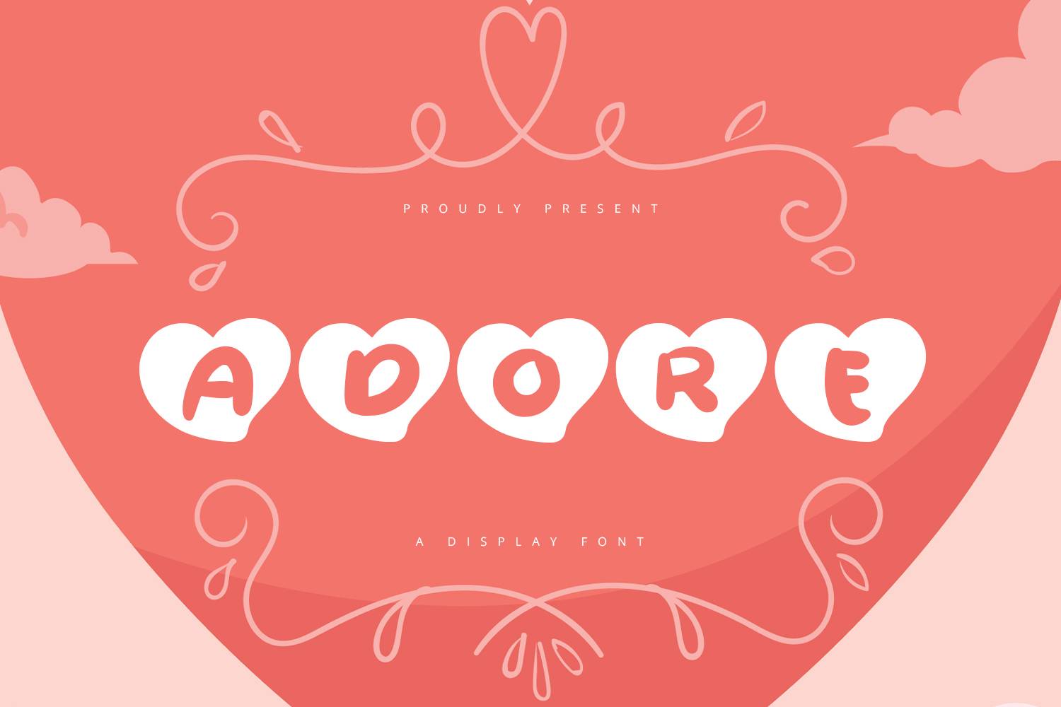 Adore Font sample