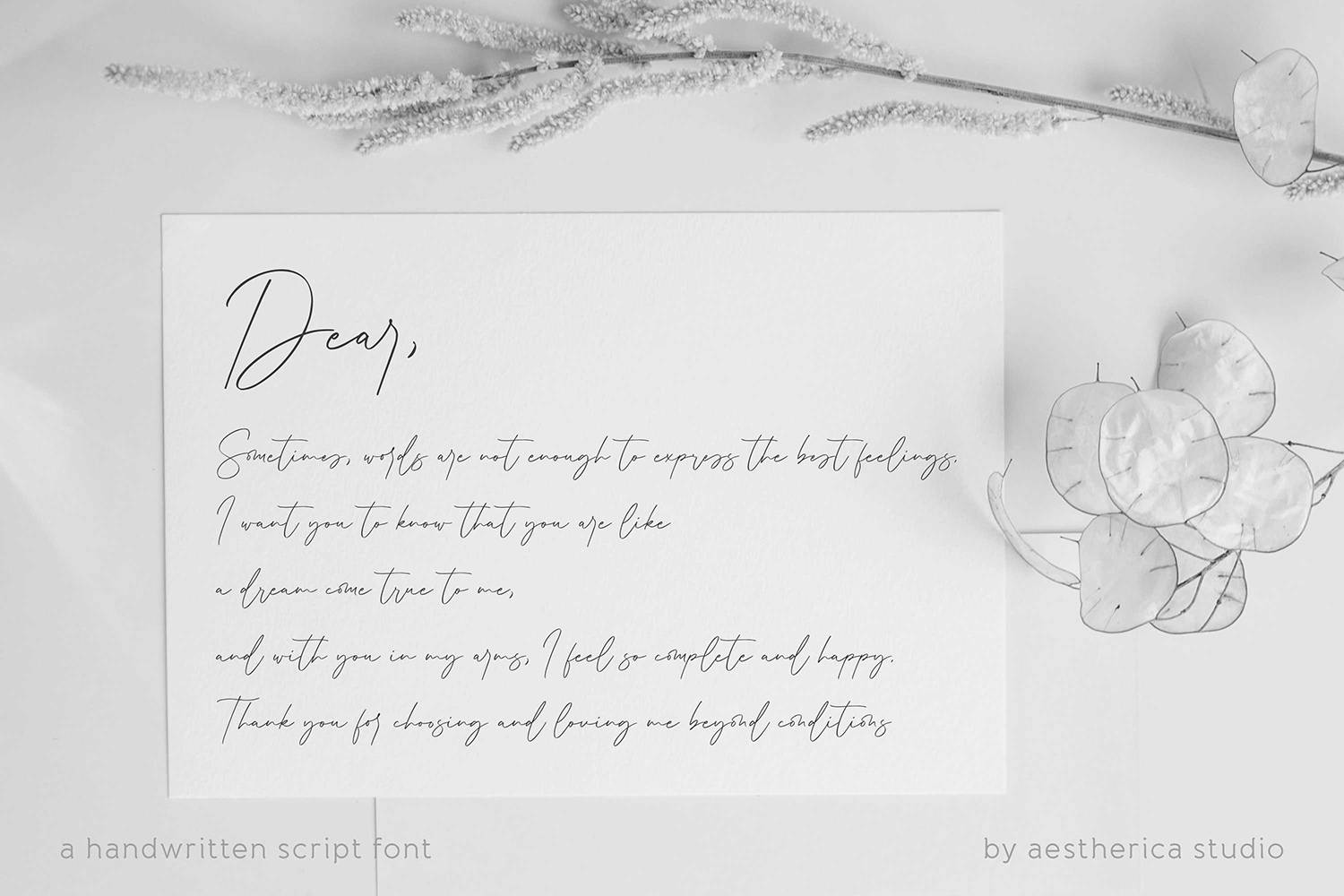 Adorne Font sample