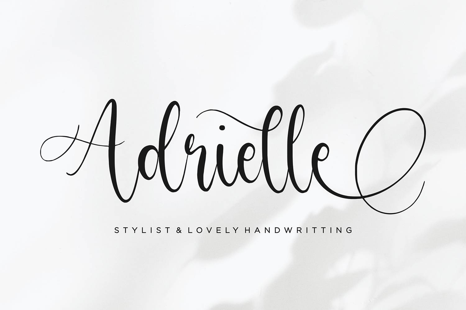 Adrielle Font sample