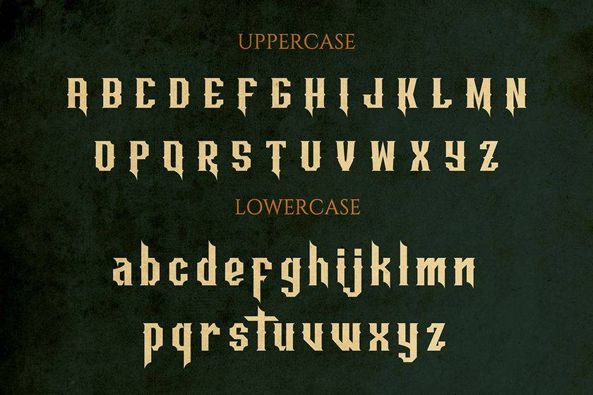 Aesthetic Font sample