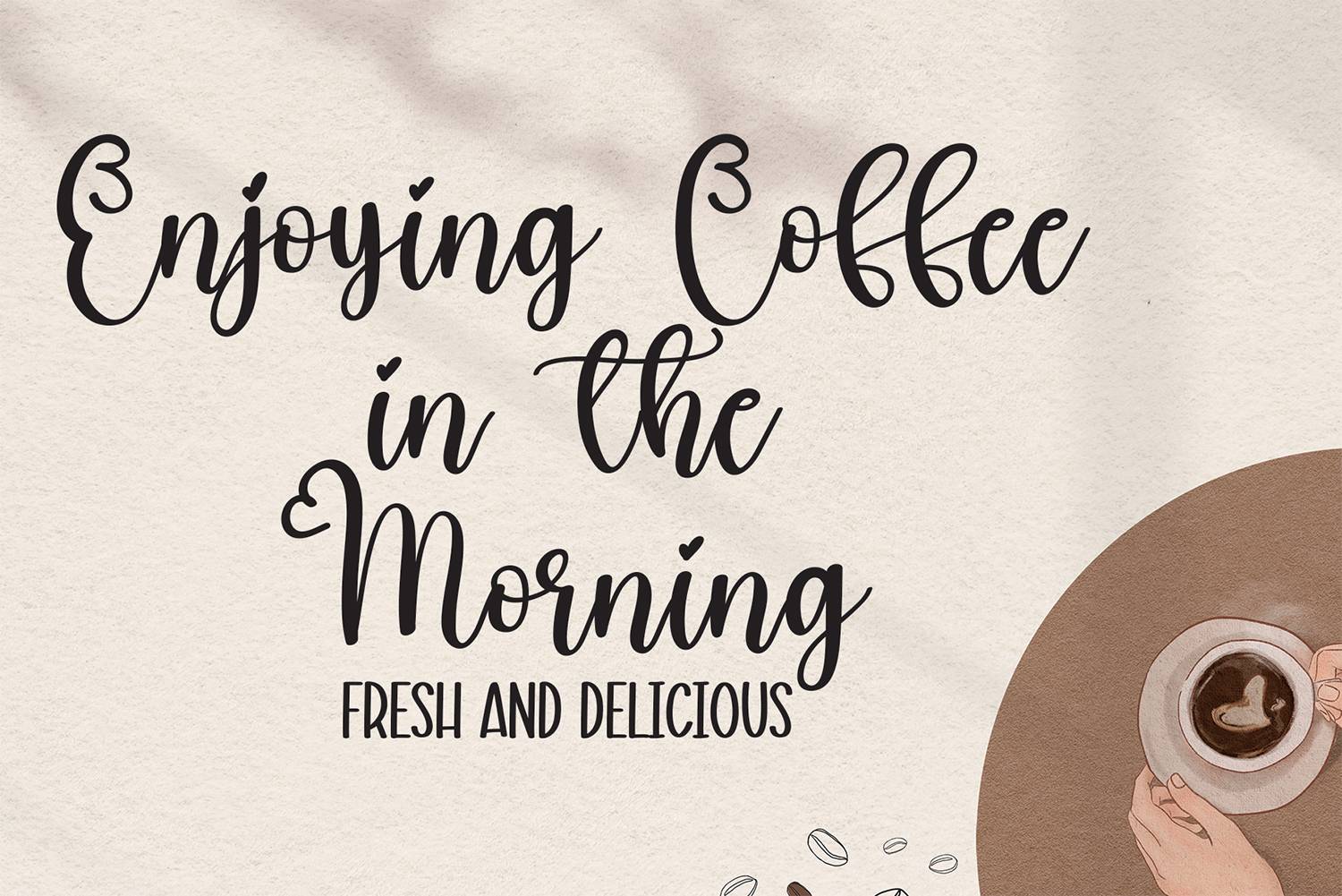 Again Font sample