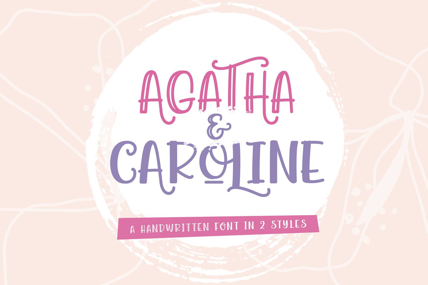 Agatha Caroline Font sample