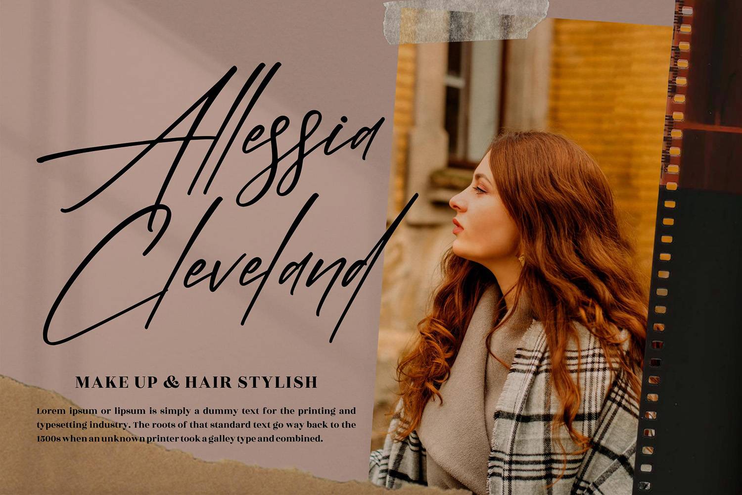 Agatha Paterson Font sample
