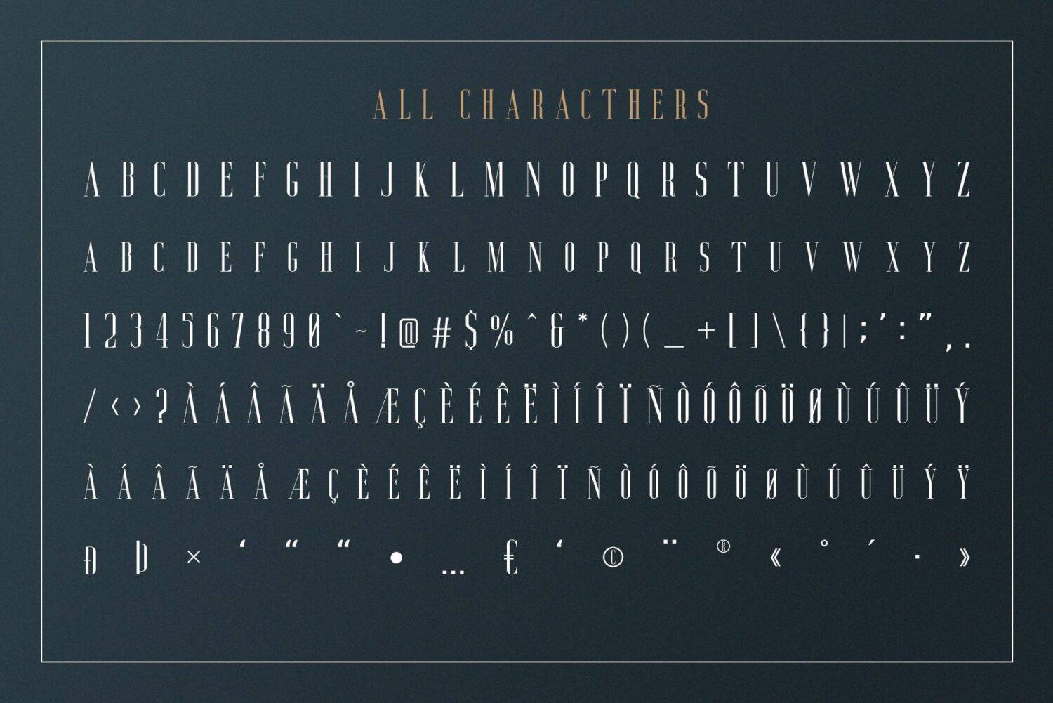 Aguero Serif Font sample