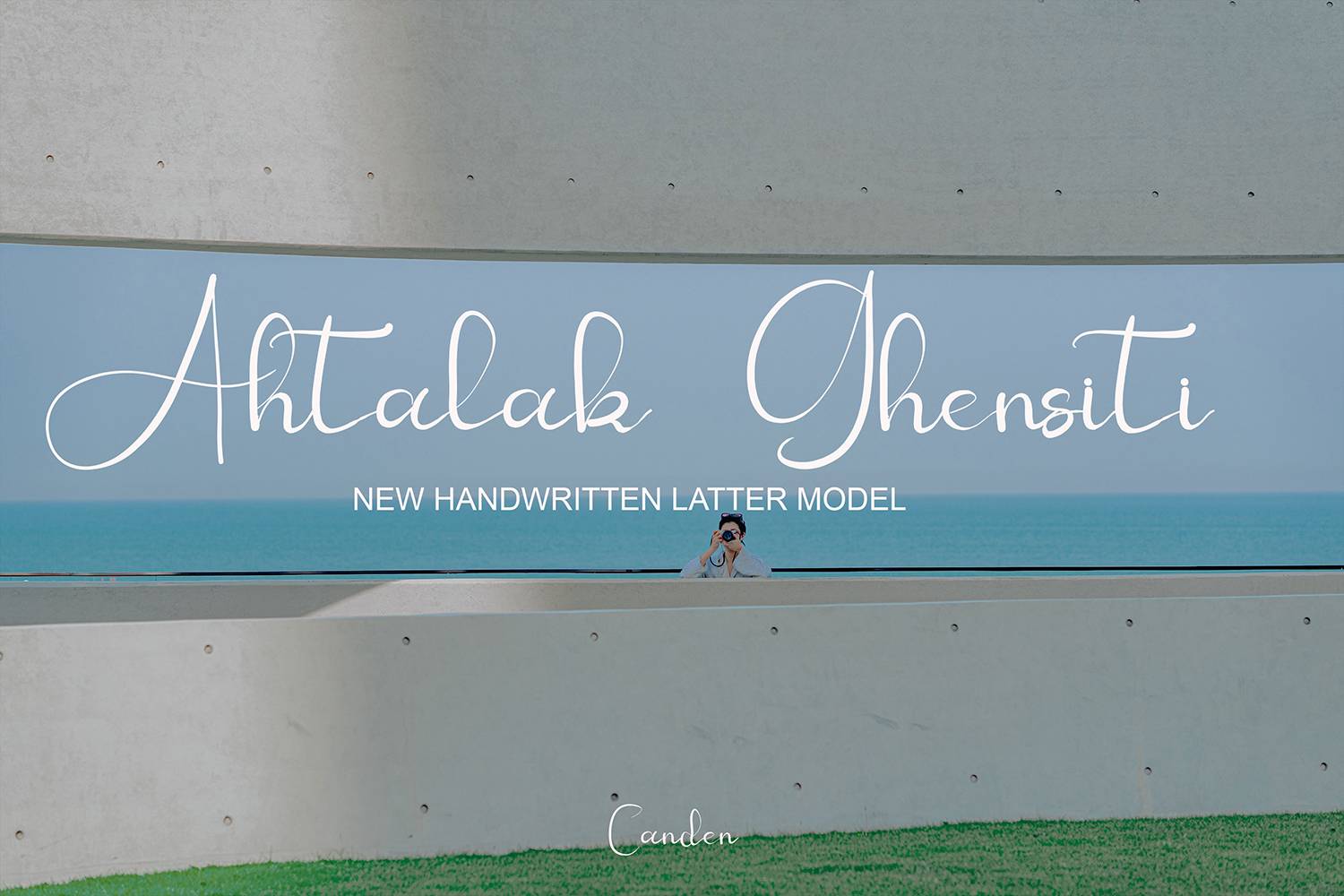 Ahtalak Ghensiti Font sample