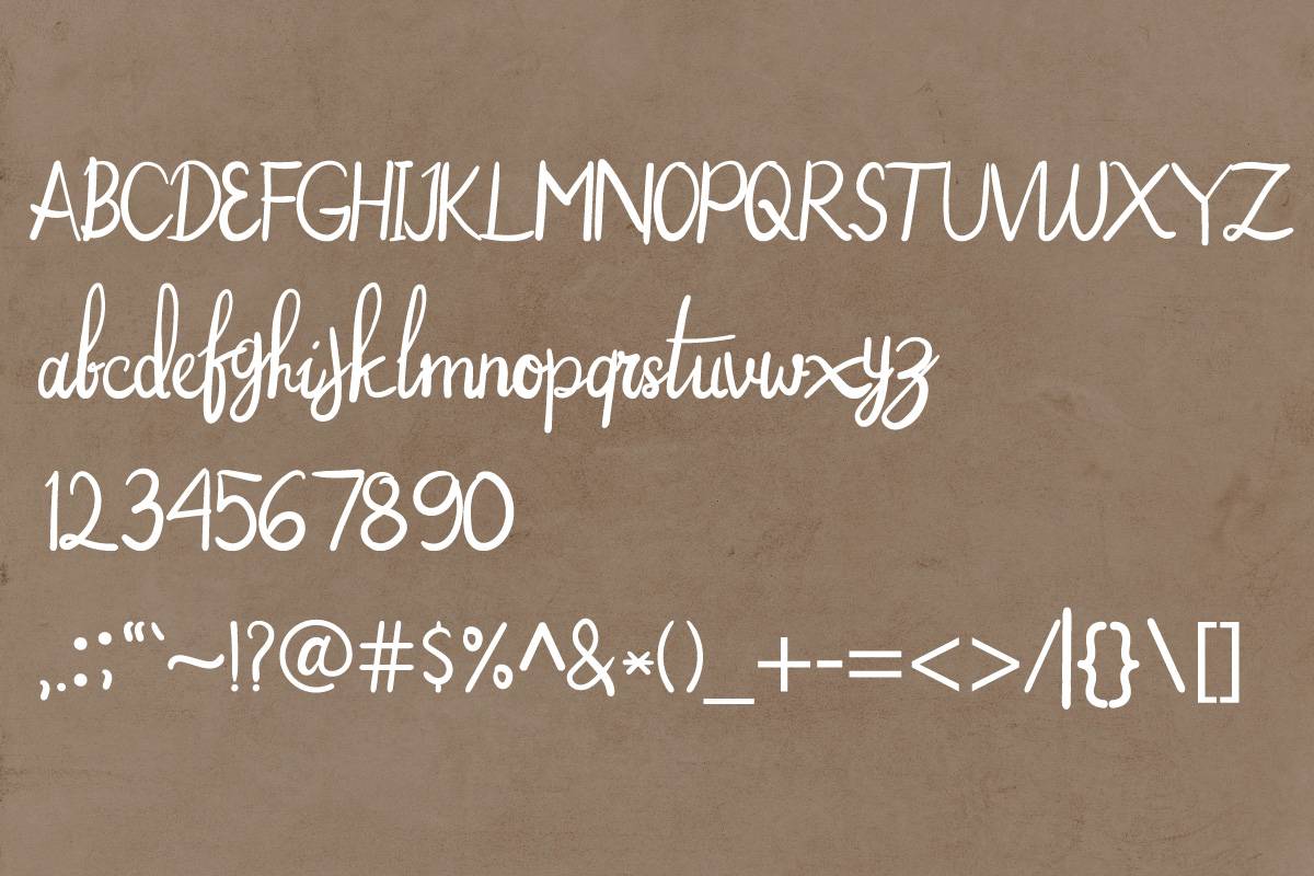 Aishafah Font sample