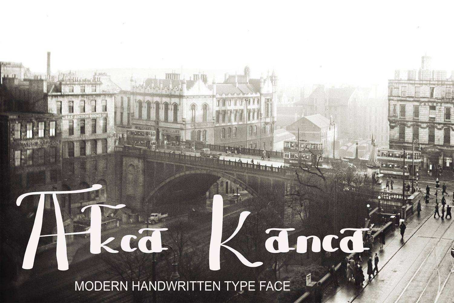 Akca Kanca Font sample