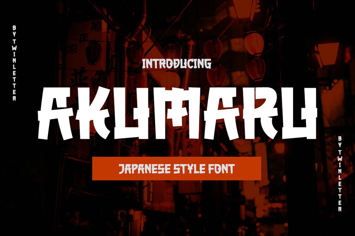 Akumaru Font sample