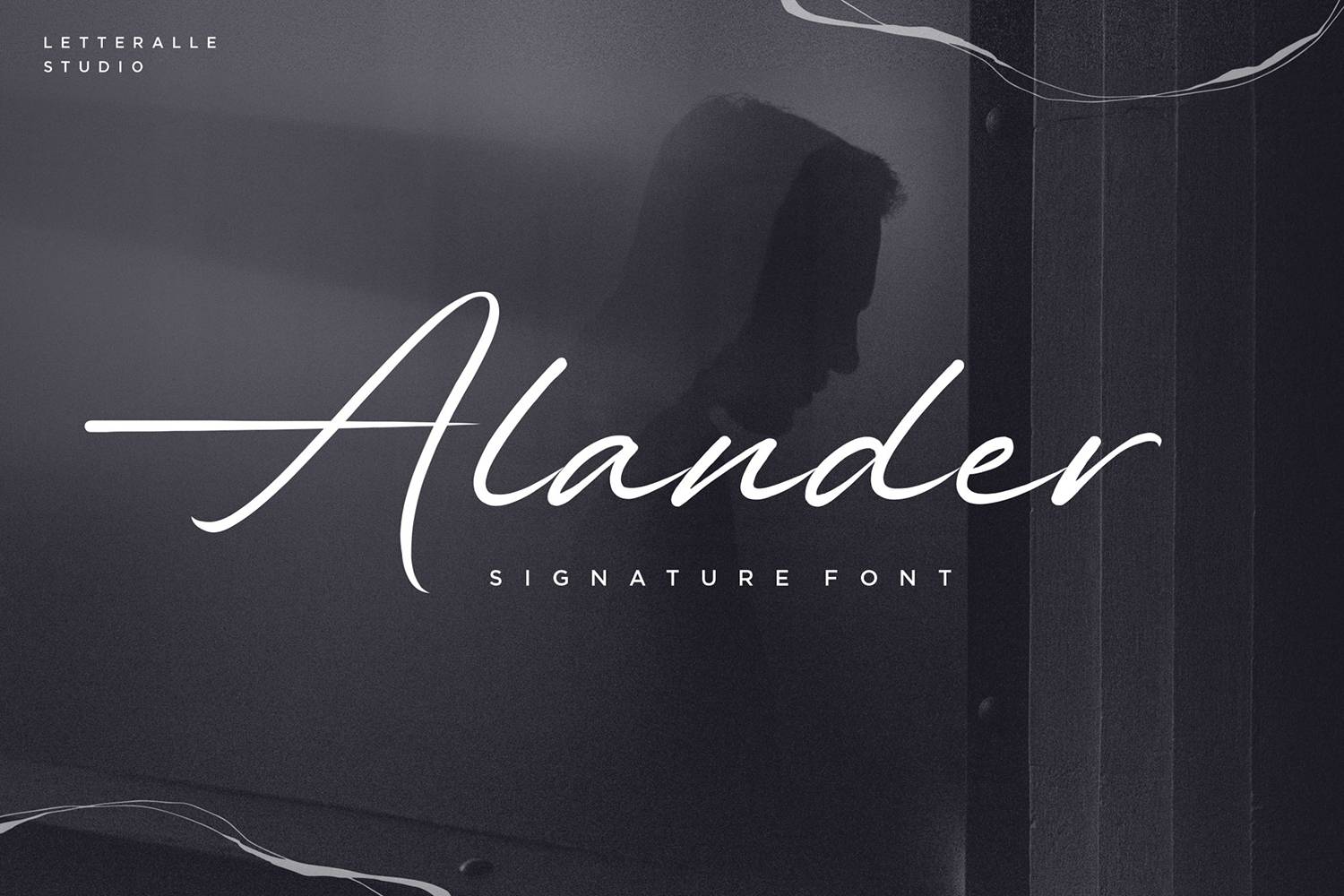 Alander Font sample