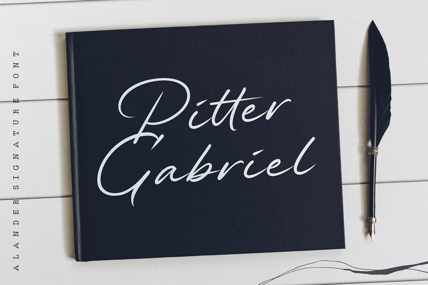 Alander Font sample