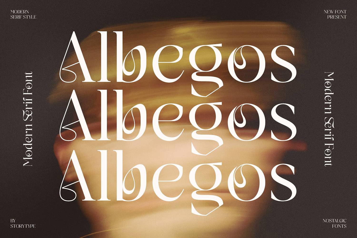 Albegos Font sample