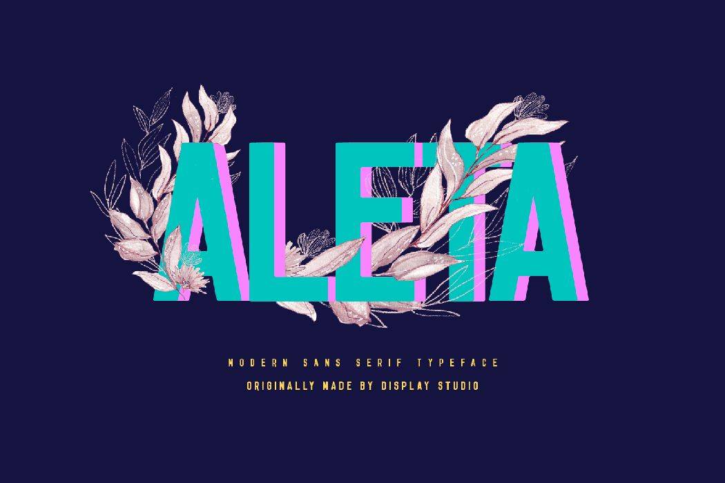 Aleta Font sample