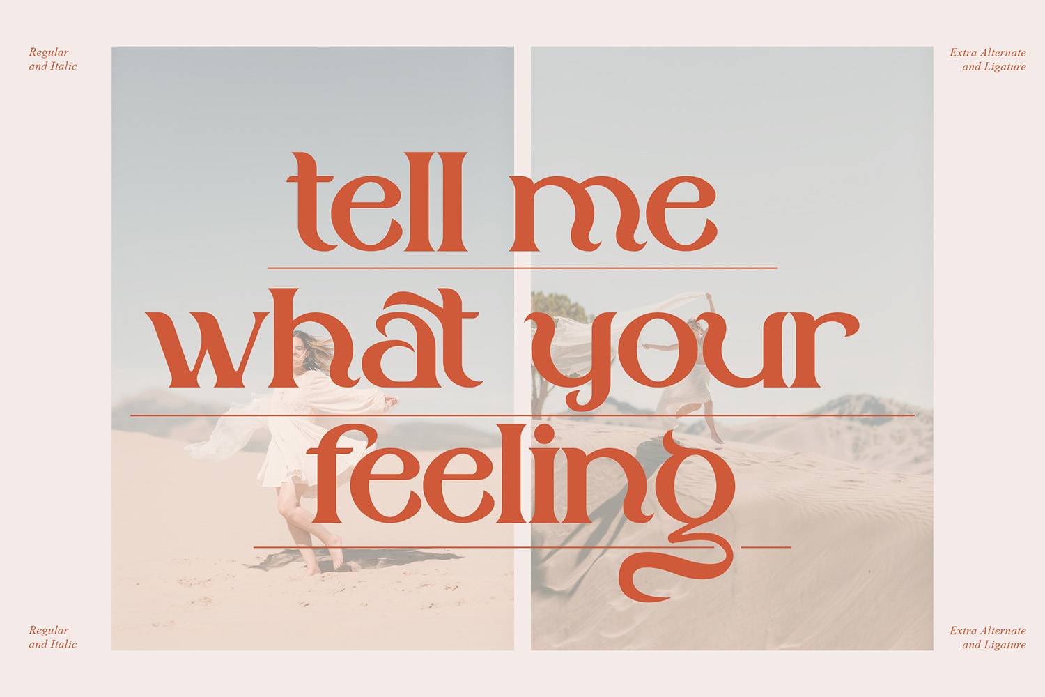 Aletriat Font sample