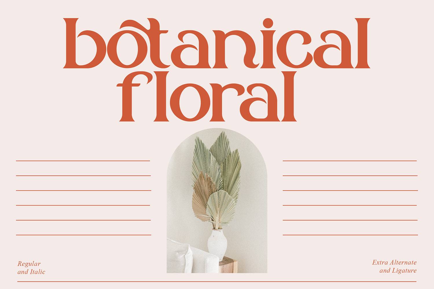 Aletriat Font sample