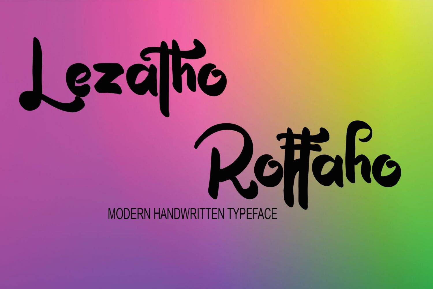 Alexander Font sample