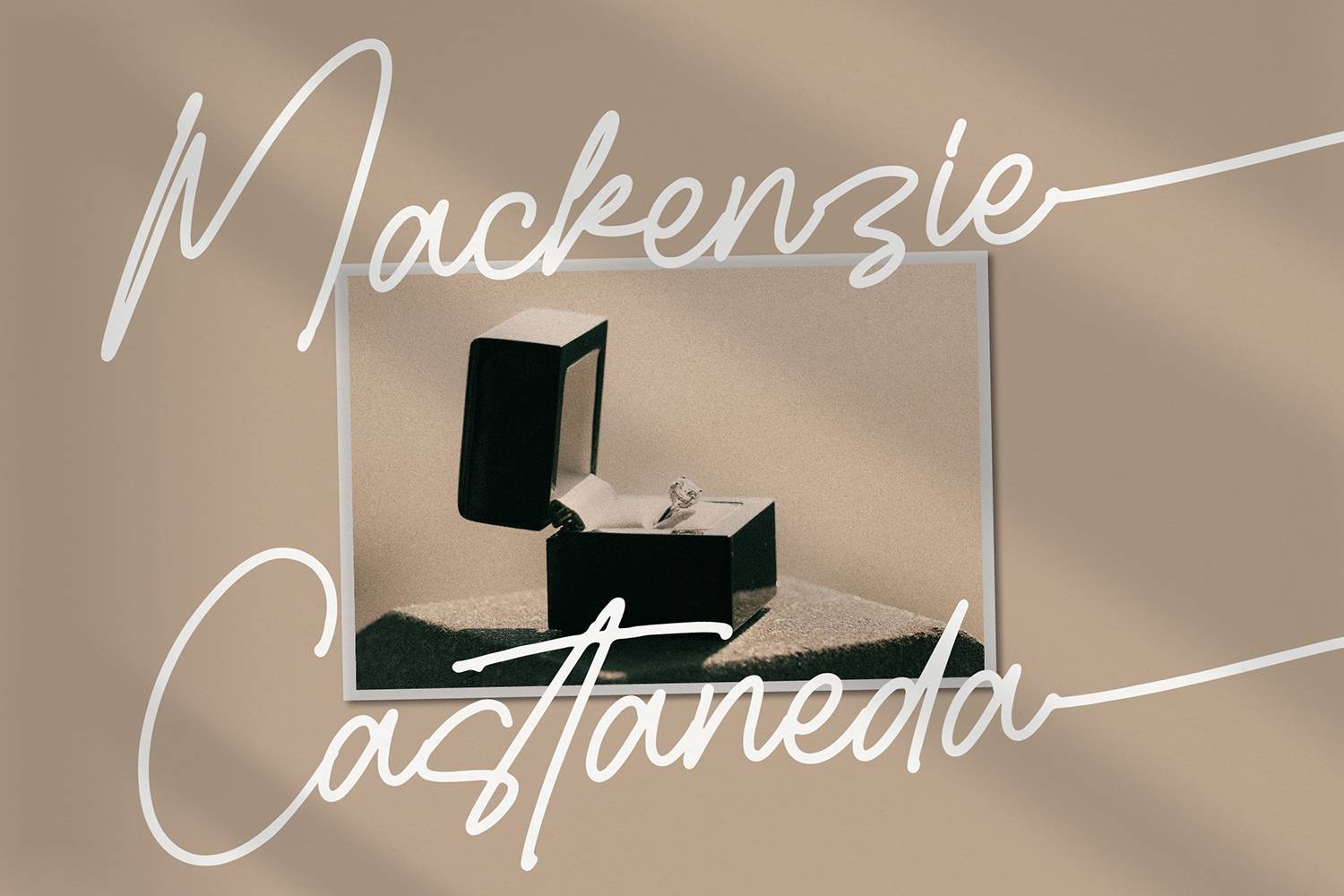 Alexandria Whitehouse Font sample